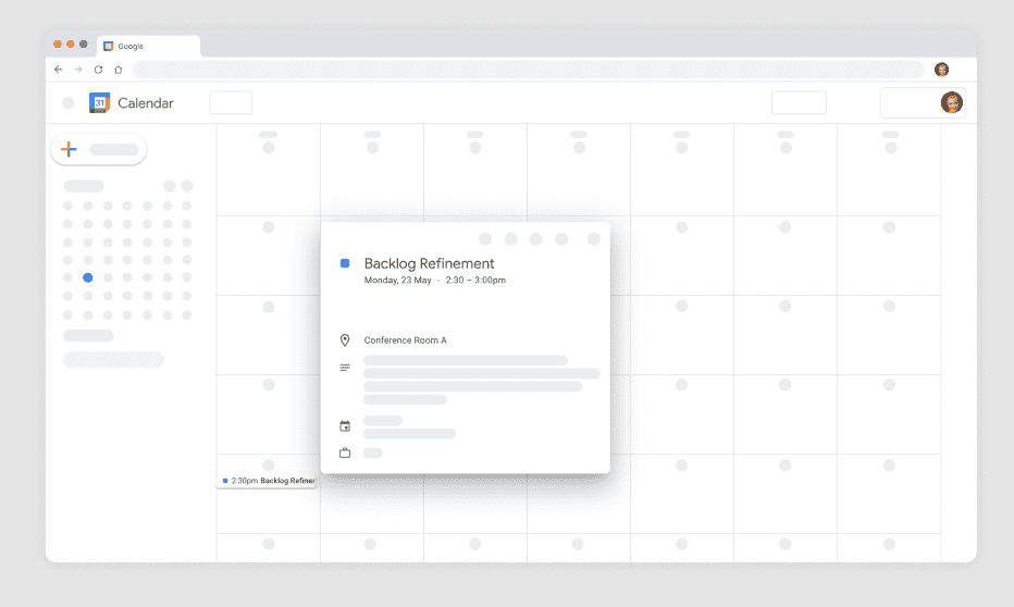 Google calendar