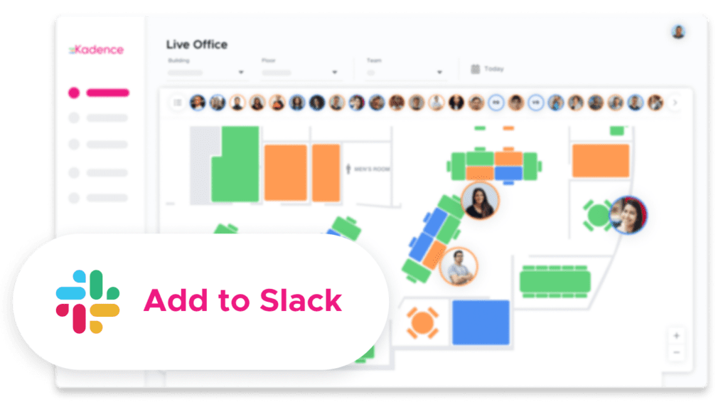 Add your interactive office floor plan to Slack so your teams can book spaces and collaborate inside Slack