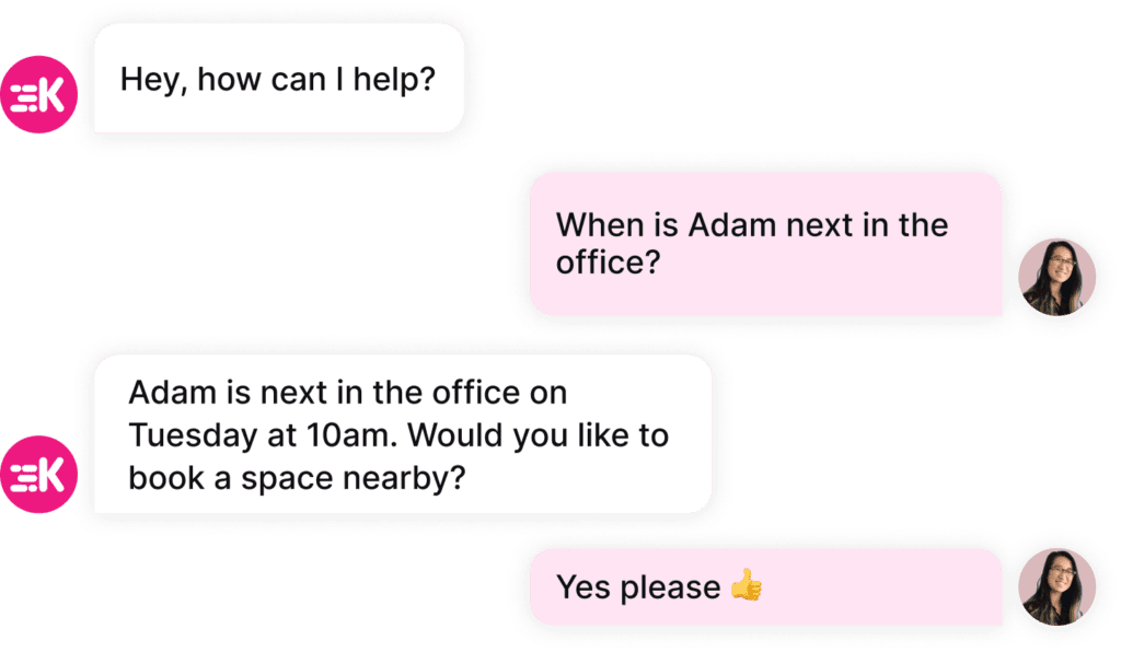 Kadence hybrid workplace AI team coordination software