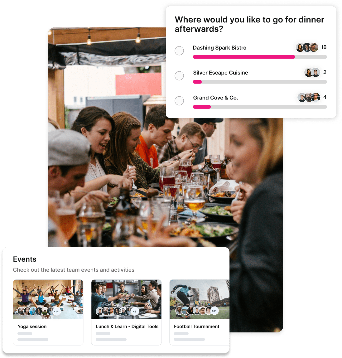 An example of Kadence's Events Management Software
