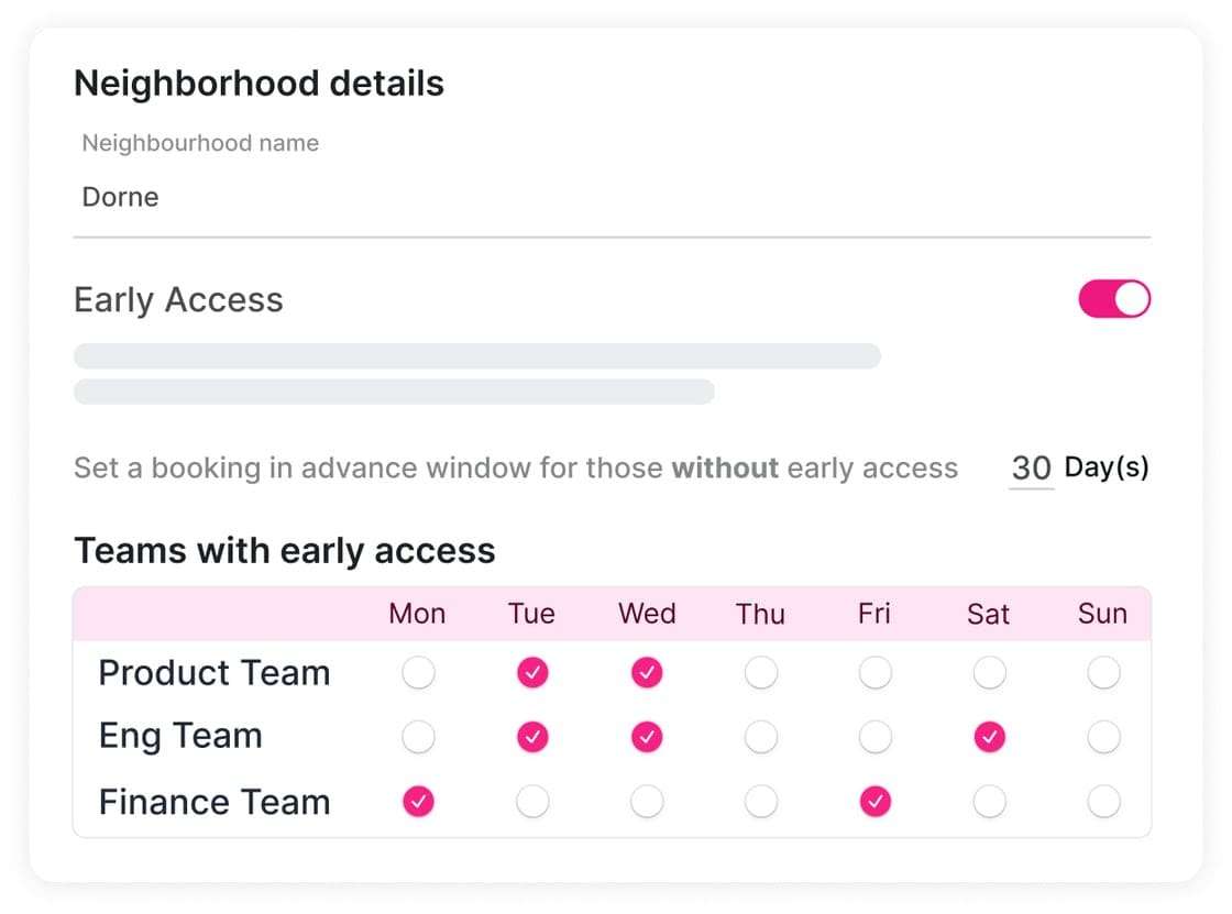 Illustration of Team Office Neighborhood details